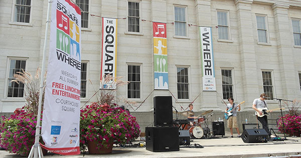 The Square Is Where Welcomes Downtown Lunch Crowds for 2022