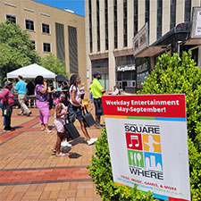 The Square Is Where Welcomes Downtown Lunch Crowds for 2022