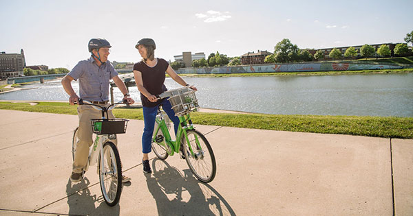 Ribbon-cutting for expanded Link Bike Share network