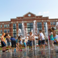 Interactive Fountains at The Greene Town Square