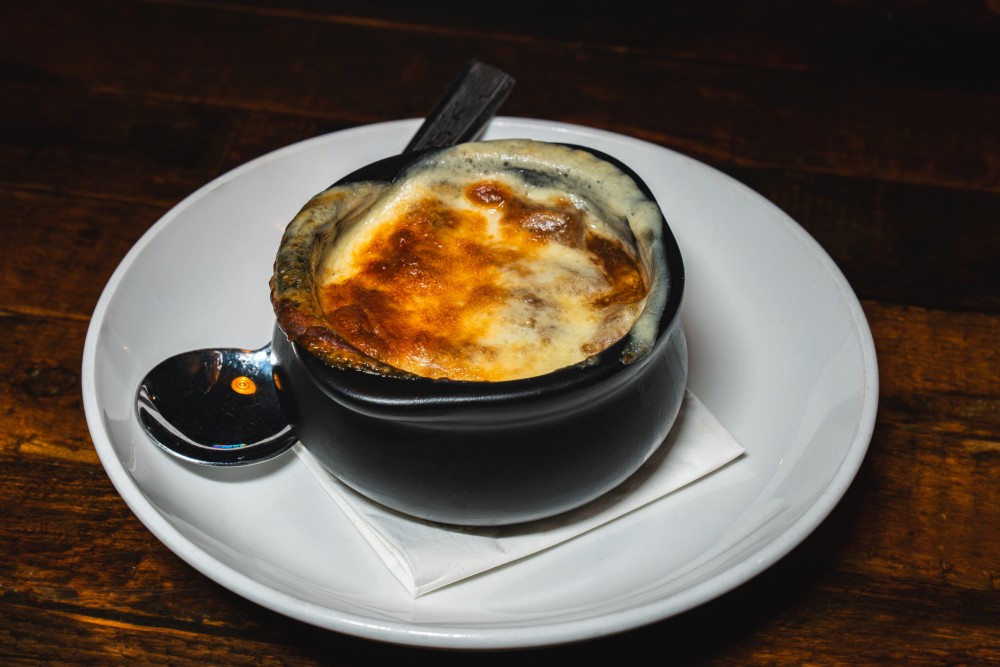 French Onion Soup - Rip Rap Roadhouse at the Flats