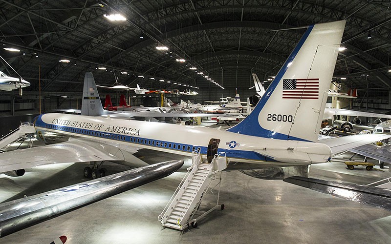 Air Force One Exhibit in the Presidential Gallery