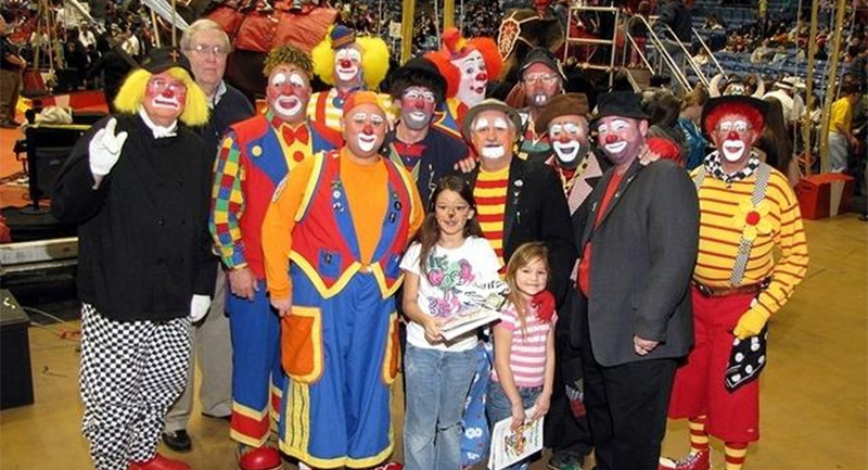 Clowns at the Antioch Shrine Circus