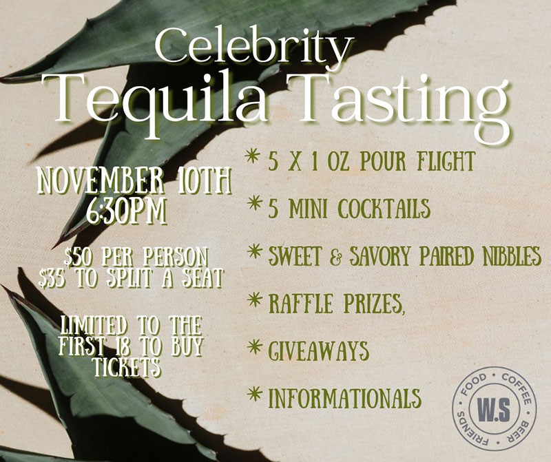 Celebrity Tequila Tasting at W.Social Tap & Table