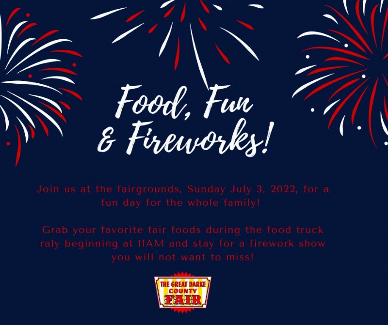 2022 Food, Fun & Fireworks - Darke County Fairgrounds