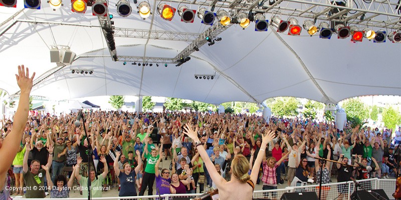 Crowds at the Dayton Celtic Festival