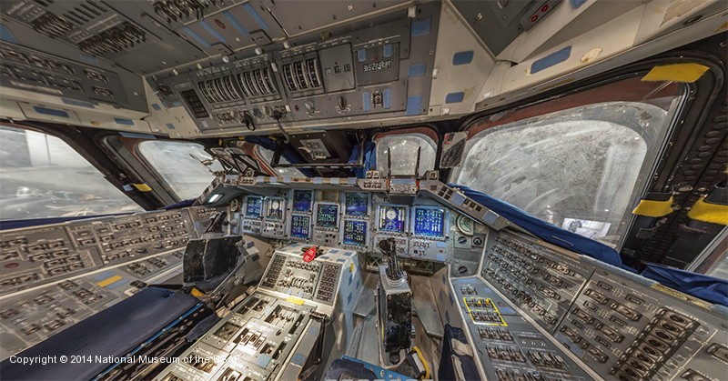 Space Shuttle Flight Deck