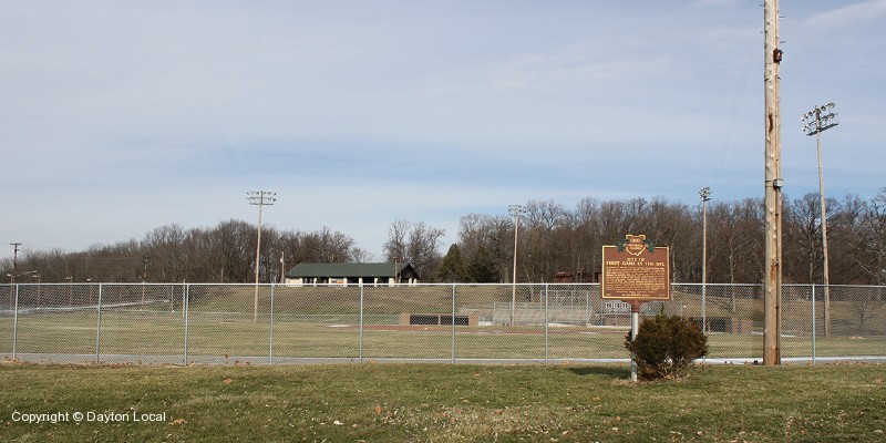 Ohio Historical Marker at Triangle Park