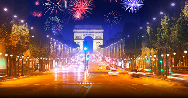 New Year’s Eve: Voyage a` Paris