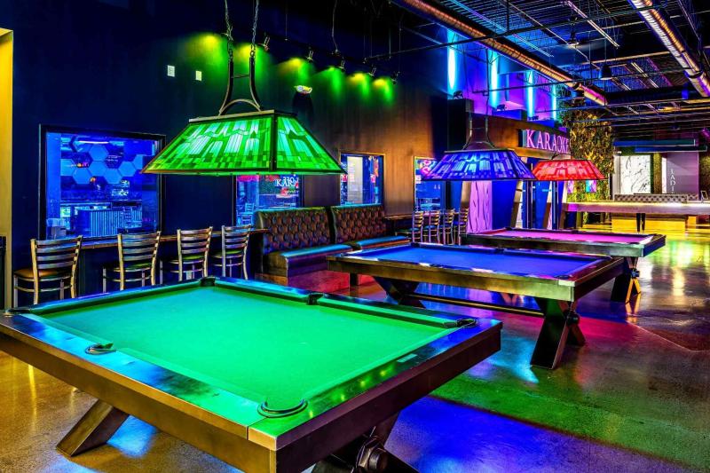 On Par—pool tables