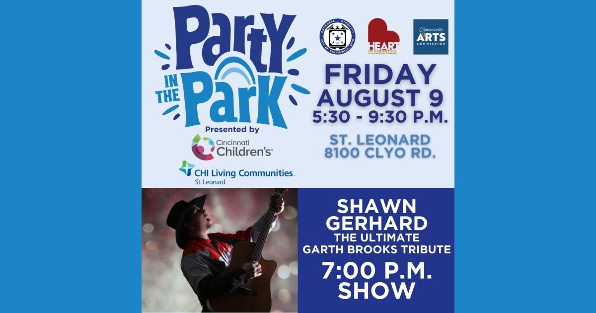 The Ultimate Garth Brooks Tribute featuring Shawn Gerhard - Centerville Party at the Park