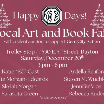 Happy Trolley-Days Local Art and Book Fair
