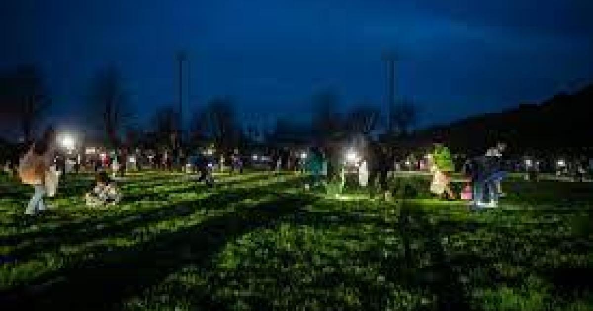 Teen Flashlight Easter Egg Hunt