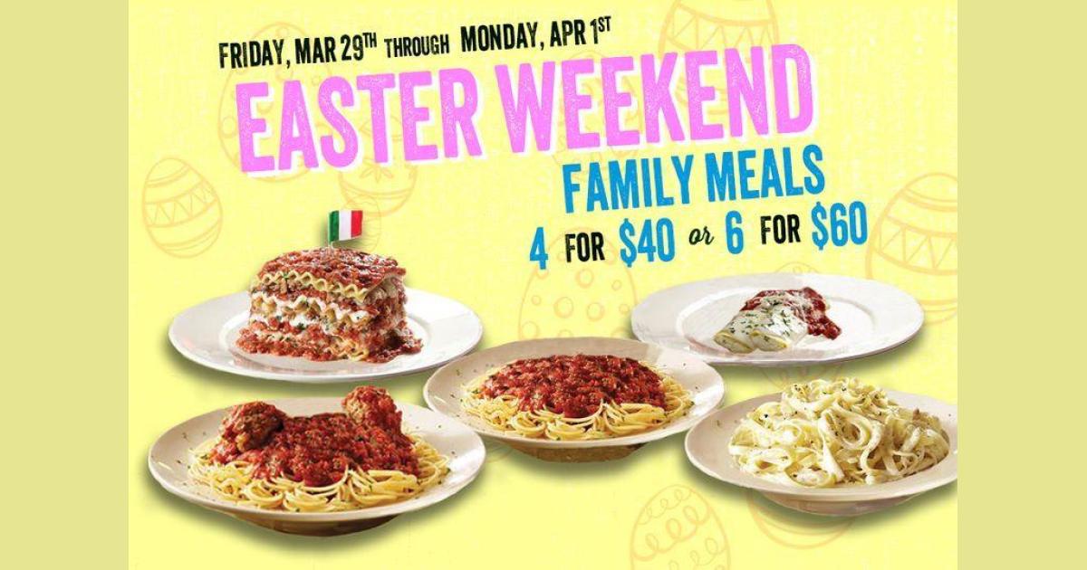 Easter Feasting Made Easy with our Easter Weekend Family Meals!