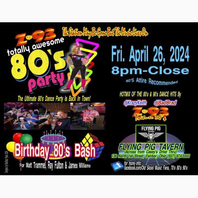 80's Dance Party at the Flying Pig Tavern