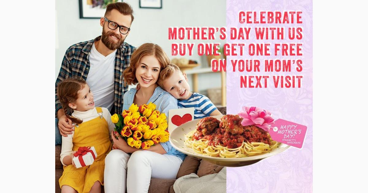 Celebrate Mom’s Special Day at the Spaghetti Warehouse
