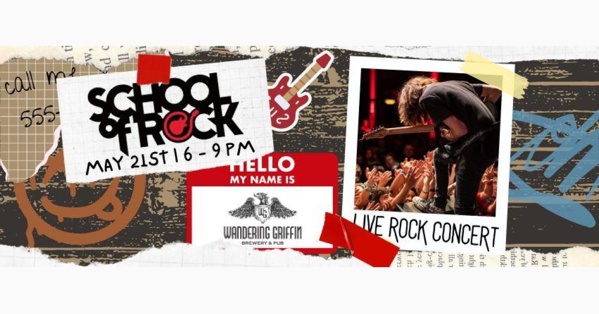 Beavercreek School of ROCK Live Concert at the Wandering Griffin