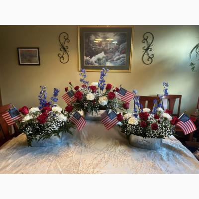 RED WHITE & BLOOM Floral Arranging! (Benefits Dayton Children's Hospital)