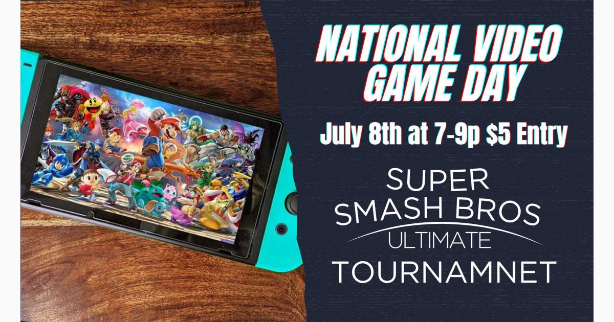 National Video Game Day: Super Smash Bros Ultimate Tournament