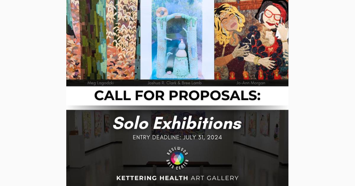Call For Artists! 2024 Applications for Solo Exhibitions at Rosewood Arts Center