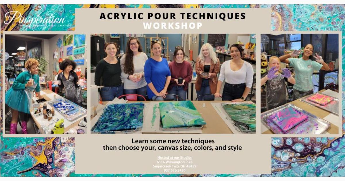 Acrylic Pour Techniques