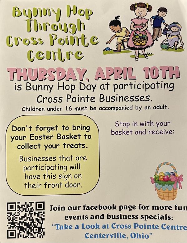Bunny Hop Through Cross Pointe Centre