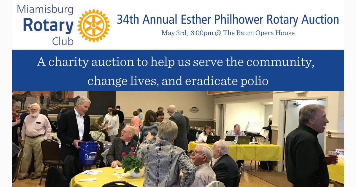 34th Annual Esther Philhower Charity Auction