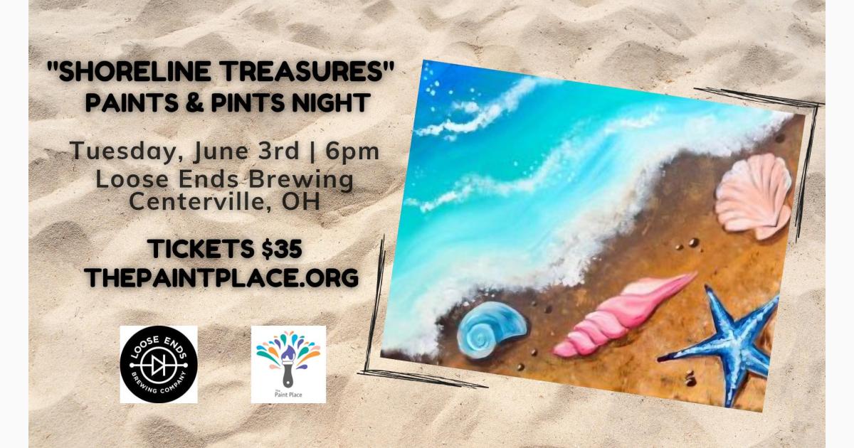"Shoreline Treasures" Paints and Pints Night