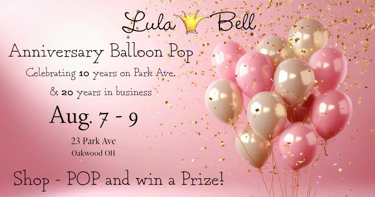 Anniversary Balloon Pop