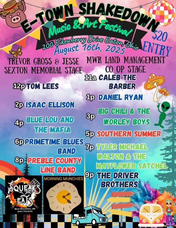 E-town Shakedown Music and Arts Festival