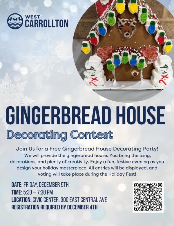 Gingerbread House Decorating Contest
