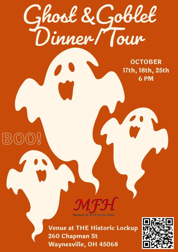 Ghost & Goblet Dinner/Tour