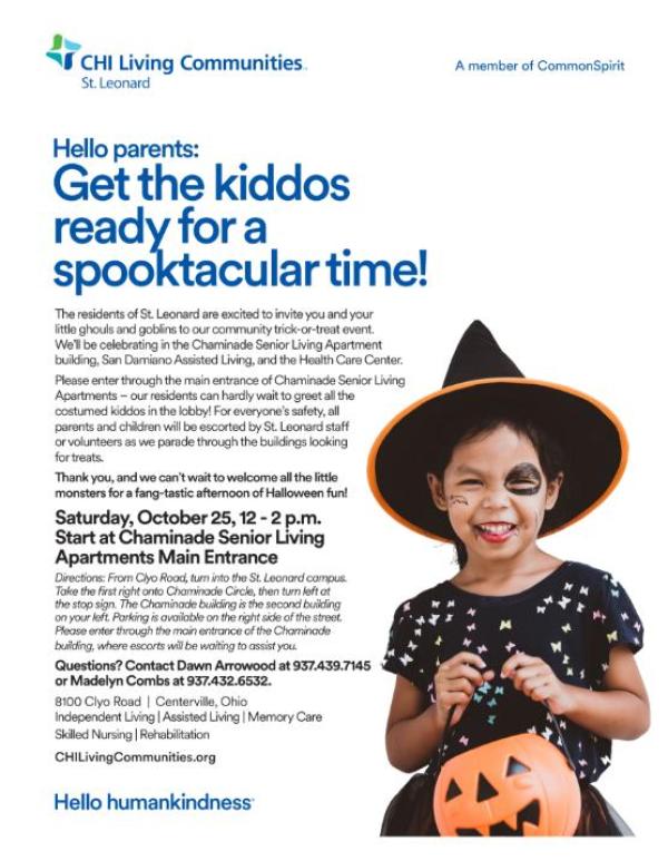 St. Leonard - Kid Trick or Treating Event