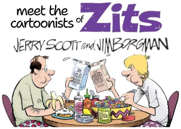 Meet Zits cartoonists Jim Borgman and Jerry Scott at Wright Library