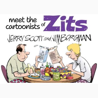 Meet Zits cartoonists Jim Borgman and Jerry Scott at Wright Library