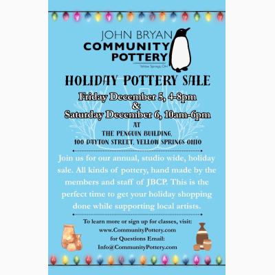Holiday Pottery Sale