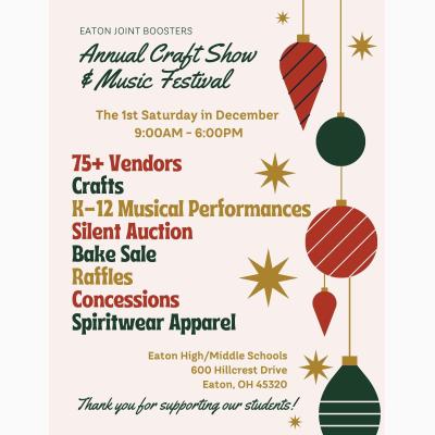 Eaton Boosters Annual Holiday Craft Show & Music Festival