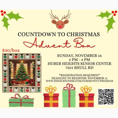 DIY Countdown to Christmas Advent Box