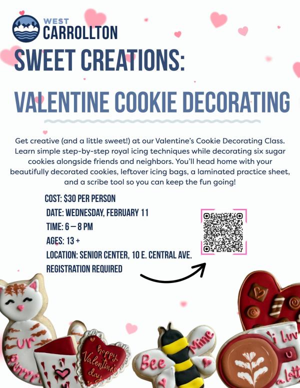 Sweet Creations: Valentine Cookie Decorating Class