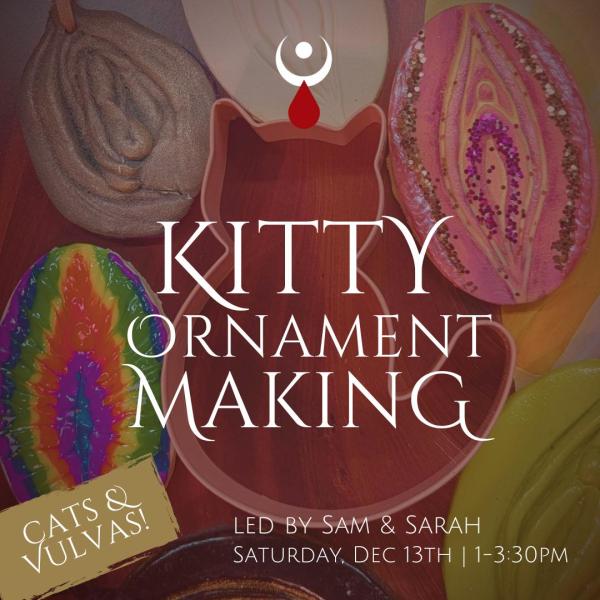 (Two Kinds of) Kitties Ornament Making