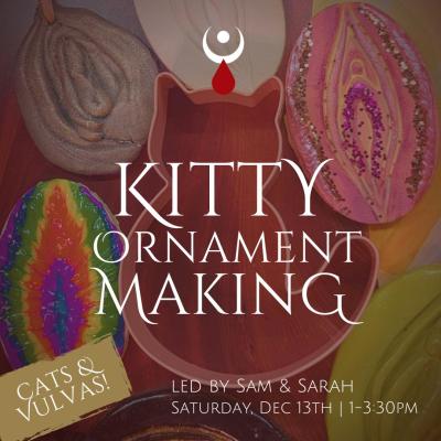 (Two Kinds of) Kitties Ornament Making