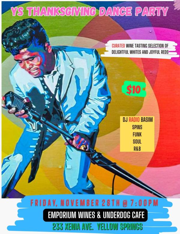 Yellow Springs Thanksgiving Funk and Wine Party