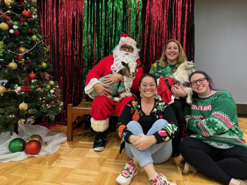 Holiday Goat Party