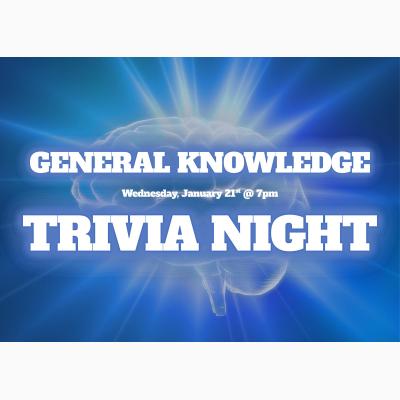 Trivia Wednesdays - General Knowledge
