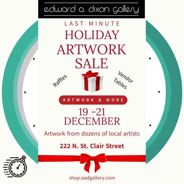 Last Minute Holiday Artwork Sale