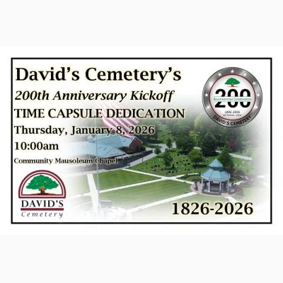 David's Cemetery's 200 Anniversary Time Capsule Dedication