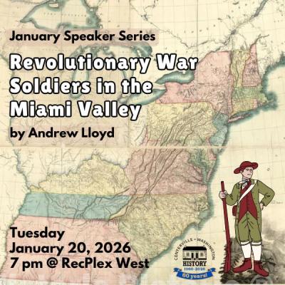 Centerville-Washington History January Speaker Series Program