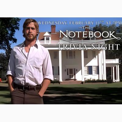 Trivia Wednesdays - The Notebook