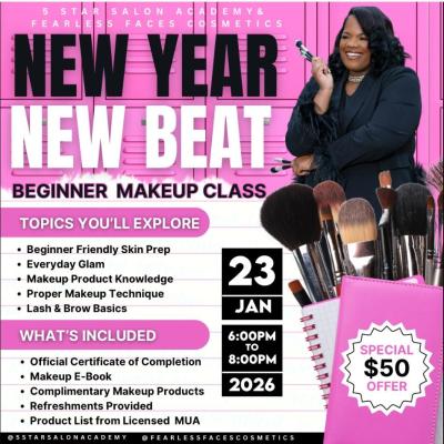 New Year, New Beat: Beginner Makeup Class