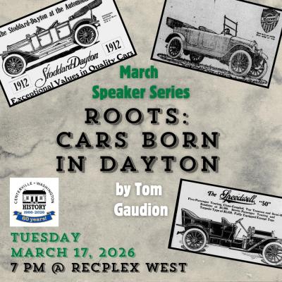 Centerville-Washington History March Speaker Series Program